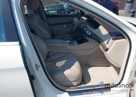 2017 Mercedes-Benz S 550E Plug-In Hybrid из США, поврежденный, VIN WDDUG6DB7HA300898